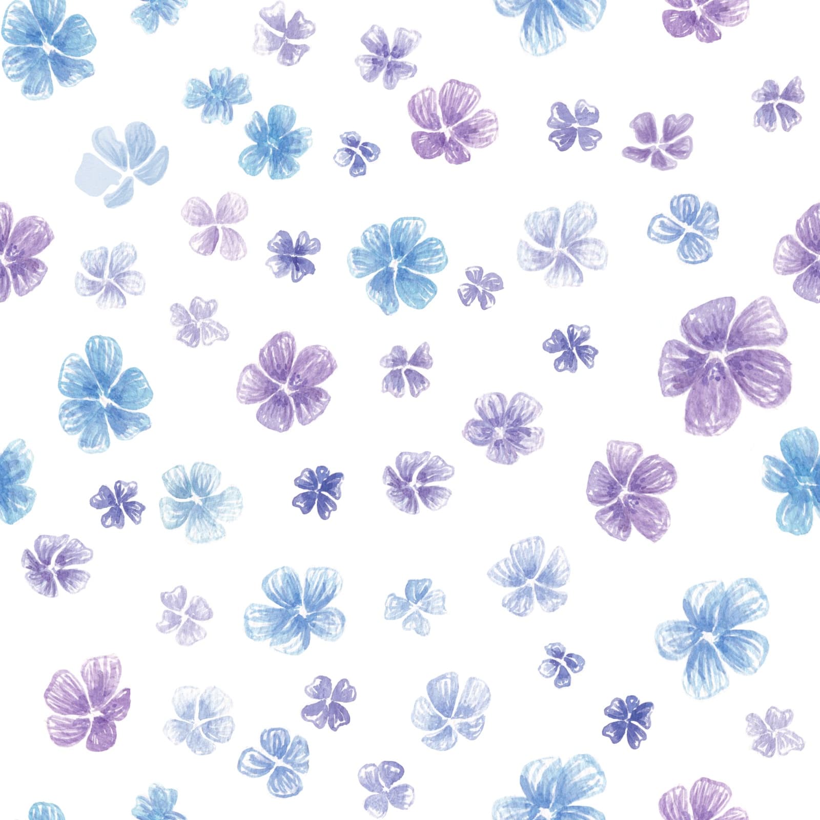 Blue & Purple Flowers